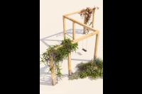 Houten pergola met schommel douglas Modernplay