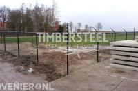 Gaashekwerk om weiland