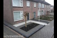 Voortuin met kiezels