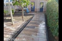 Bestrating van keramische tegels