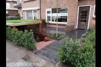 Houten fietsenstalling met groendak