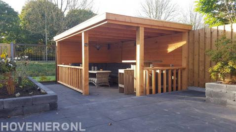 Houten veranda