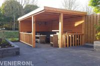 Houten veranda