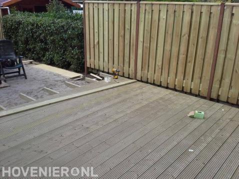 Houten vlonder aanleggen