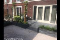 Aanleg van een kleine achtertuin