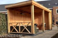 Houten veranda