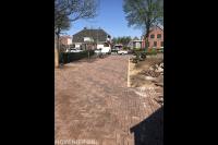 Oprit bestraten met klinkers in waalformaat