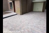 Oprit bestraten met klinkers in waalformaat