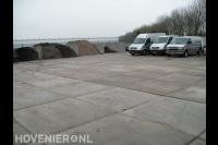 Bedrijfsterrein aanleggen met stelconplaten