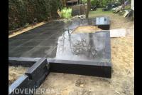 Verhoogd terras aanleggen