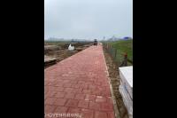 Bestrating van fietspad