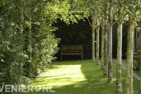 Onderhoud van groene tuin