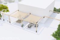 Houten pergola aan huis