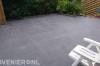 Sierbestrating in achtertuin