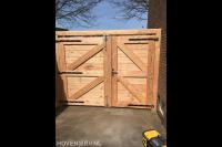 Houten tuinpoort