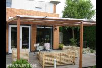 Houten terrasoverkapping