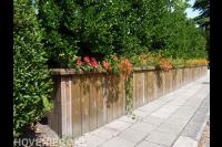 Houten plantenbakken