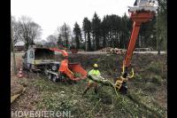 Houtafval versnipperen en afvoeren