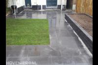 Tuin bestraten en graszoden leggen