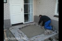 Entree bestraten met klinkers