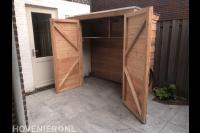 Houten fietsenberging 2