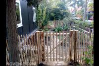 Schapenhekwerk met poortje