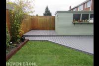 Vlonder bij tuinhuisje