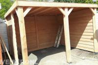 Overkapping van Douglas hout