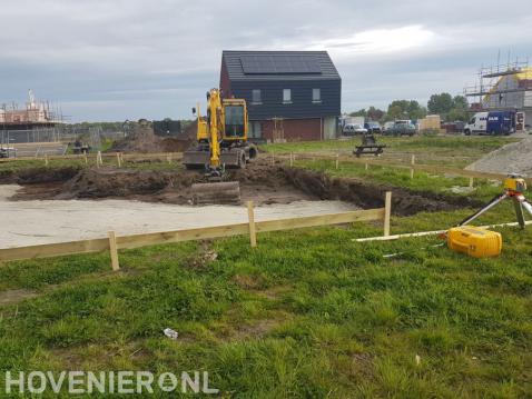 Fundering uitgraven 2