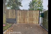 Dubbele poort van hout