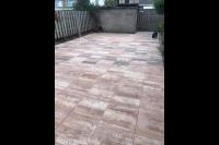 Bestrating van keramische tegels