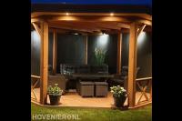 Veranda met sfeerverlichting