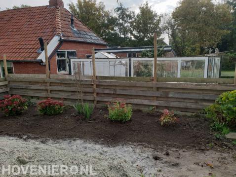 Nieuwe beplanting aanbrengen in border