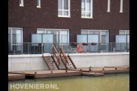 Aanlegsteigers bij nieuwbouwwoningen aan het water 1