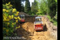 Grondverzet met bobcat en minigraver