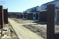 Grondwerk en bestrating voor tuinen in nieuwbouwwijk