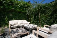 Zithoek met loungeset