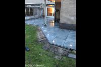 Terras bestraten met keramische tegels