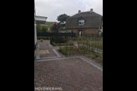 Tuin bestraten met klinkers in waalformaat