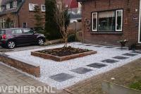 Onderhoudsarme voortuin met grind