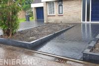 Oprit en voortuin bestraten