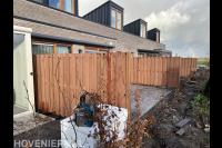 Hardhouten schutting