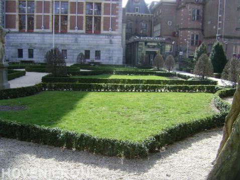 Tuinrenovatie bij het Rijksmuseum