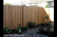 Houten schutting