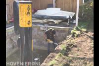 Achtertuin uitgraven