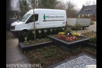 Aanleg nieuwe tuin met robuuste plantenbakken