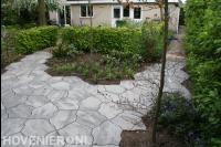 Straatwerk van flagstones