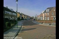 Bestraten van weg in woonwijk
