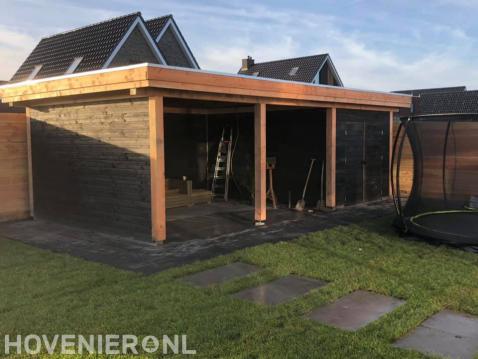Hotuen overkapping met berging