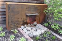 Cortenstaal watermuur